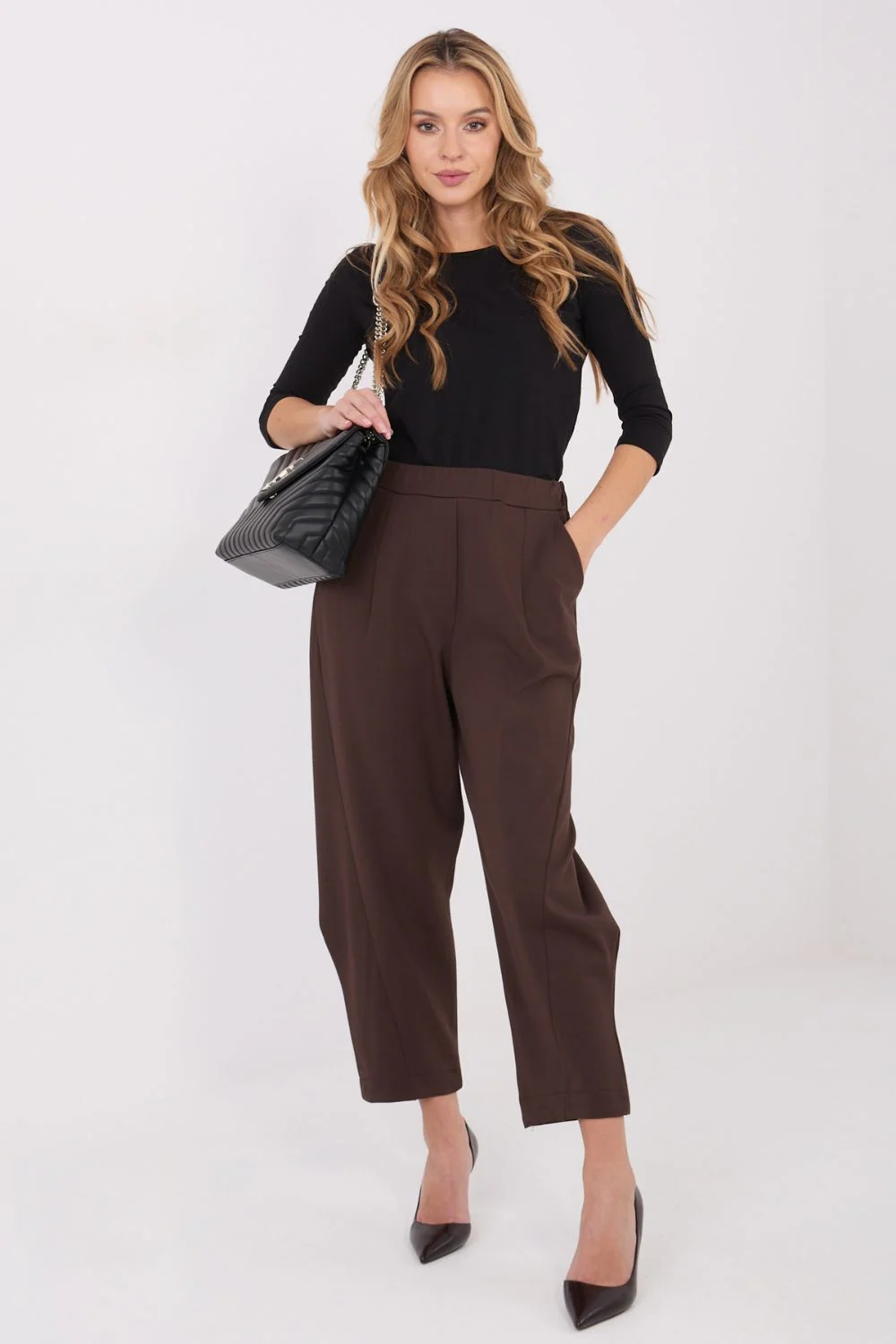 Pantalon femme brun – Image 4