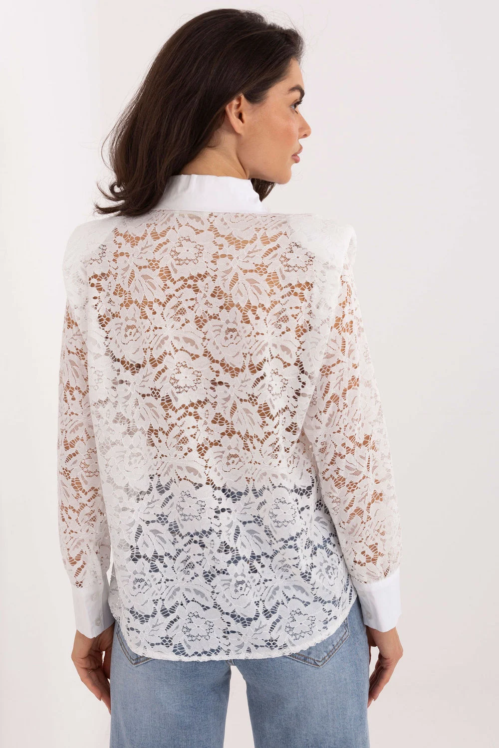 Chemise manche longue blanche – Image 3