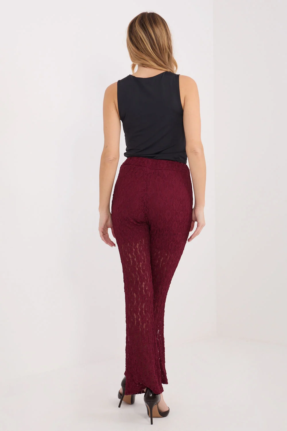 Pantalons en dentelle rouge – Image 3