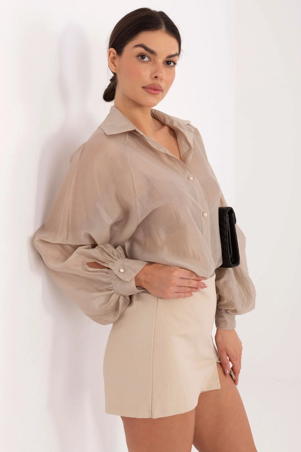 Short-jupe beige – Image 2