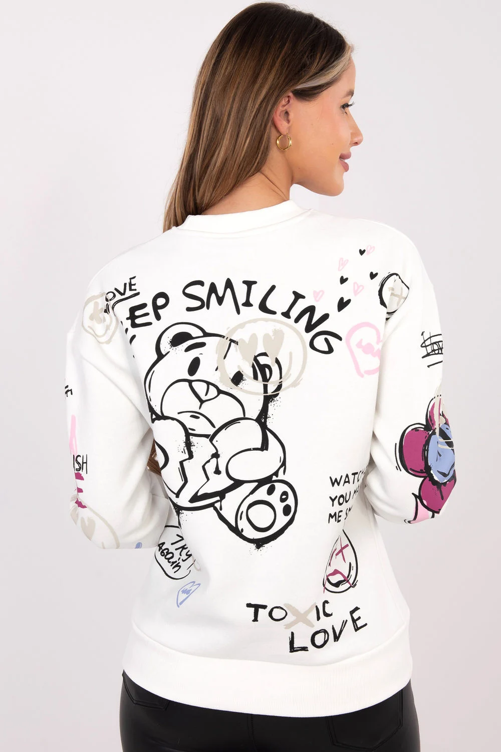 Sweatshirt blanc – Image 3