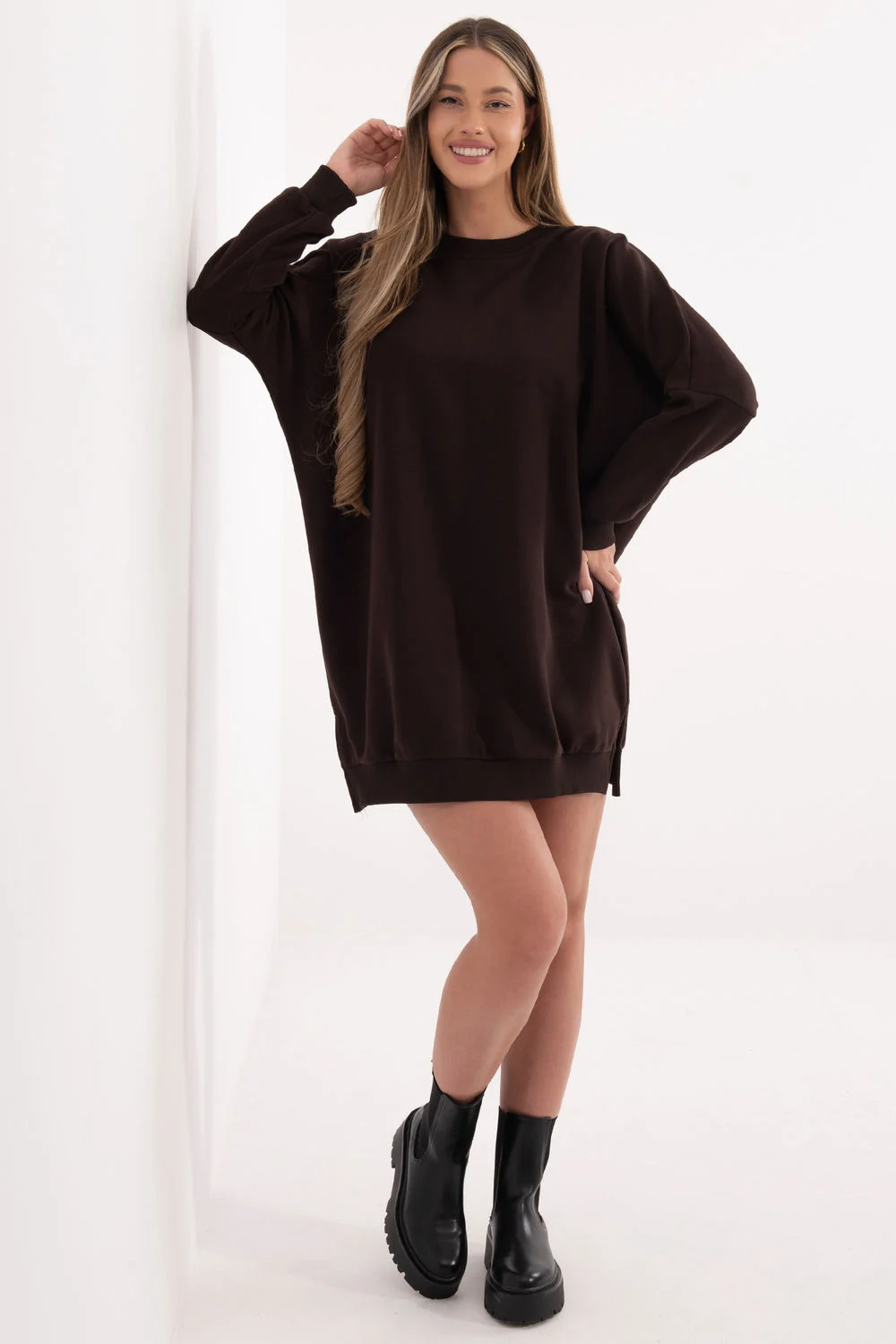 Robe de jour brune – Image 2