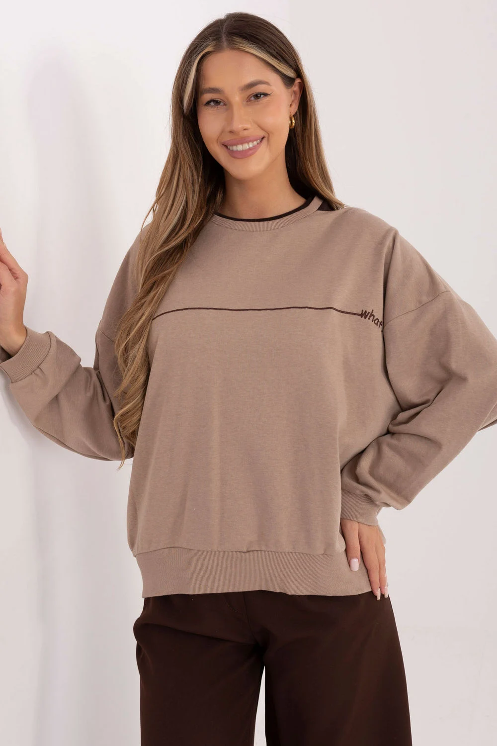 Sweatshirt beige