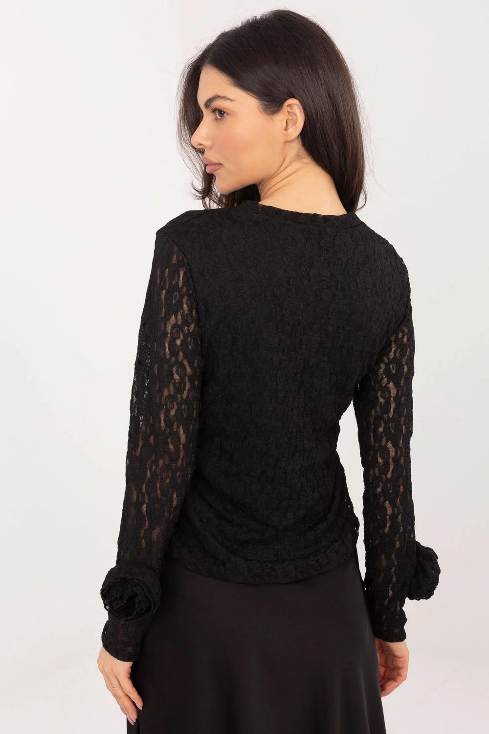 Blouse en dentelle noir – Image 3