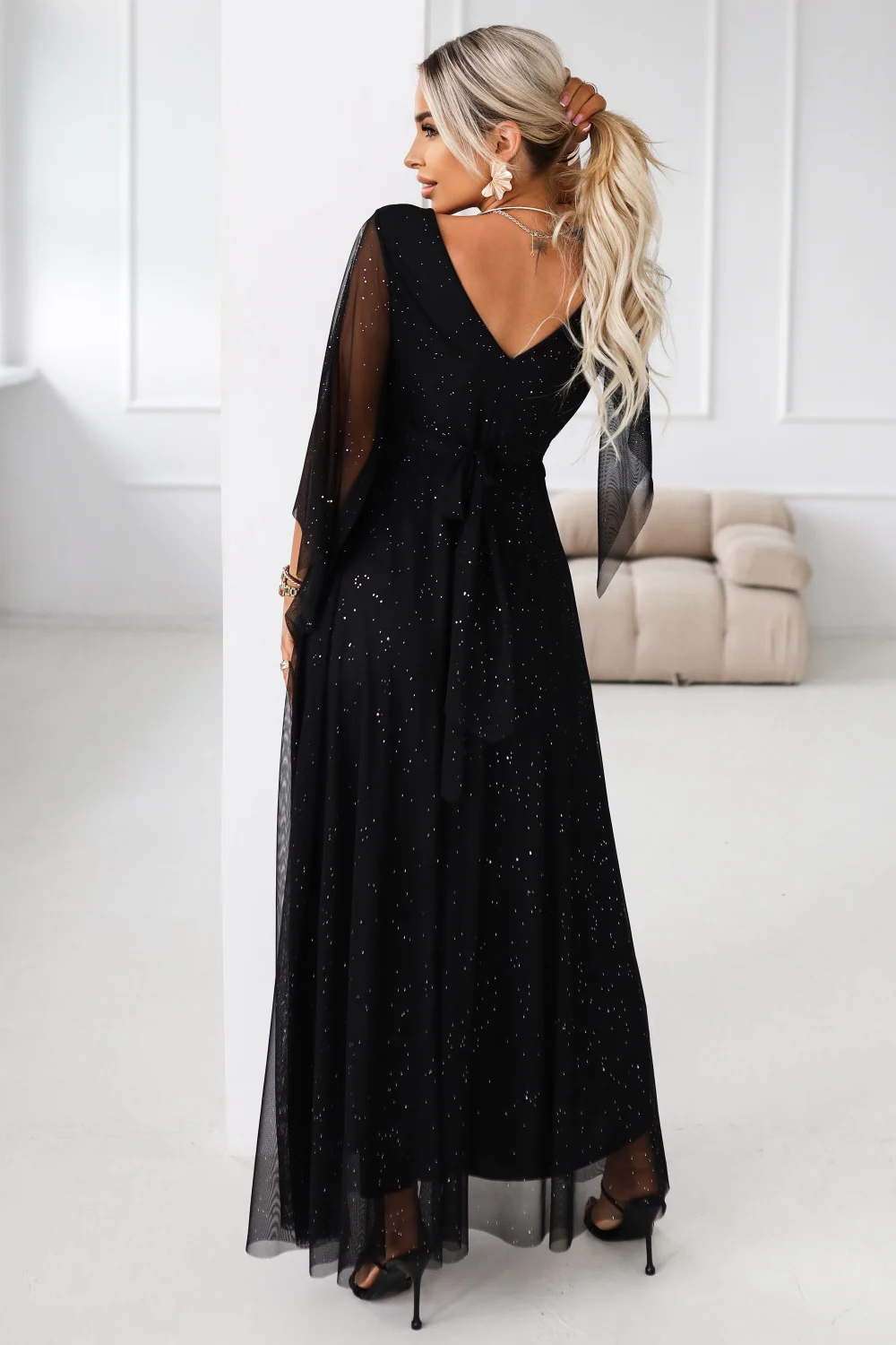 Robe longue noire – Image 3