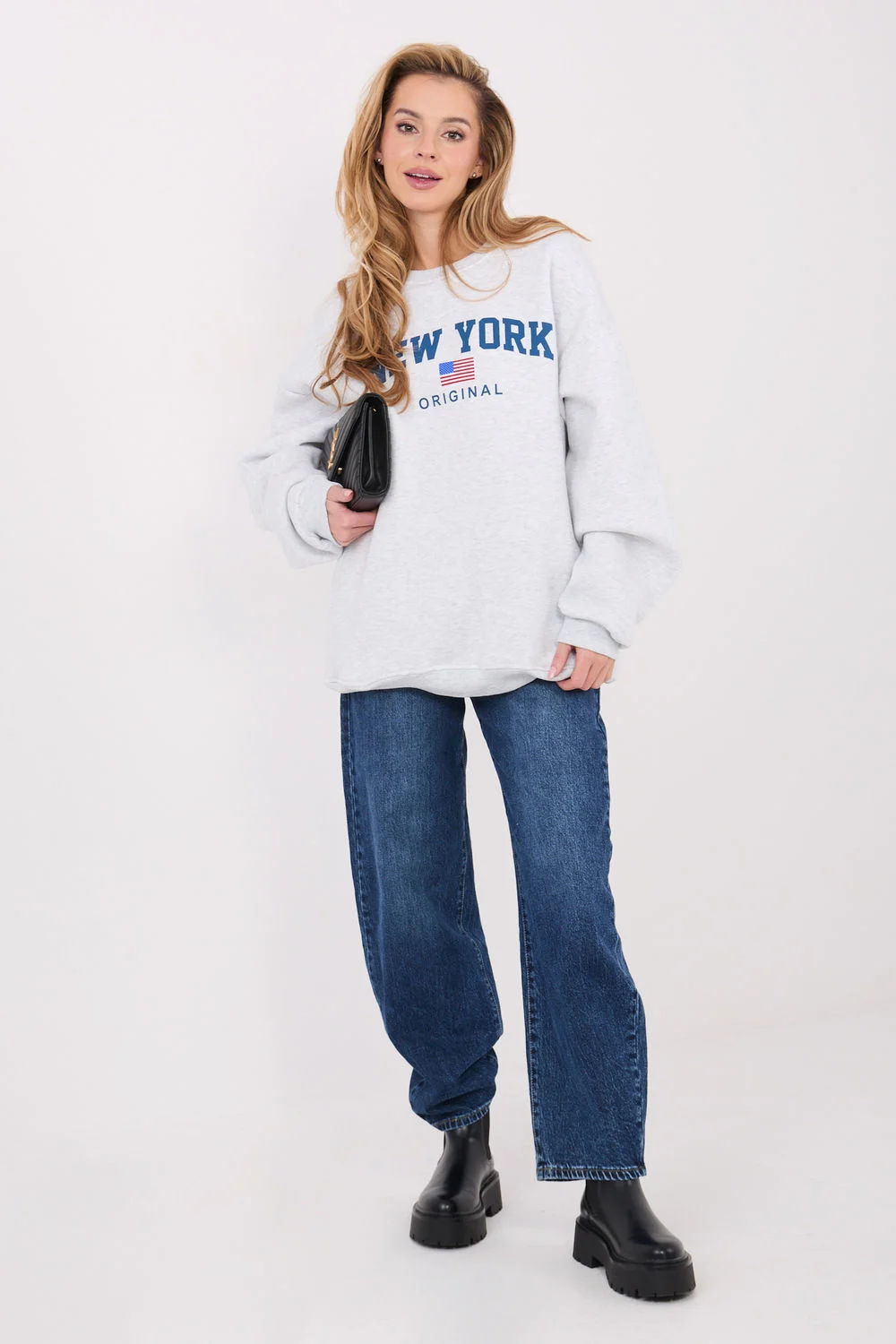 Sweatshirt gris – Image 2