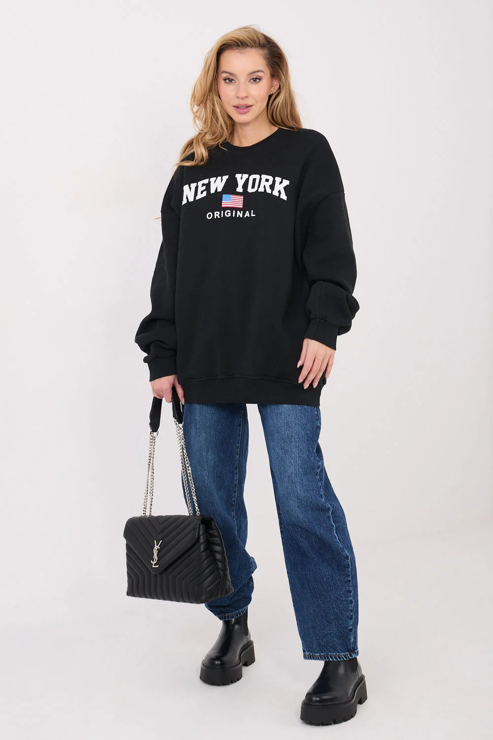Sweatshirt noir – Image 2