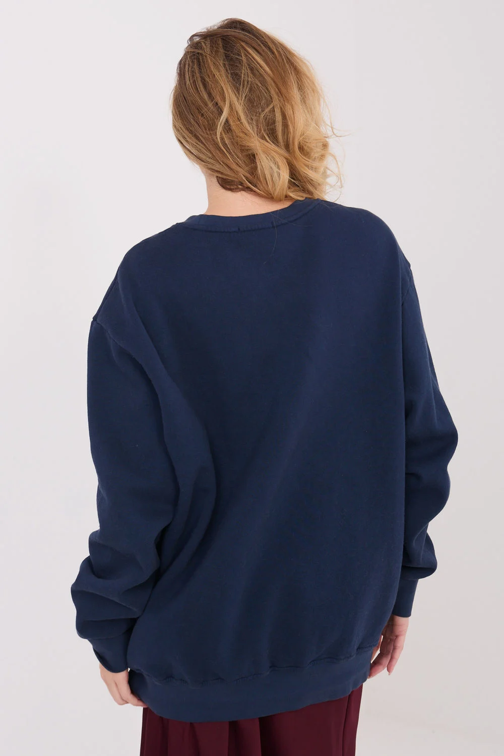 Sweatshirt bleu marine – Image 3