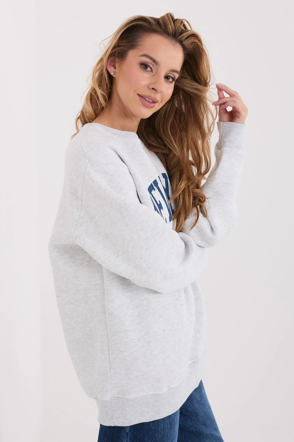 Sweatshirt gris – Image 3