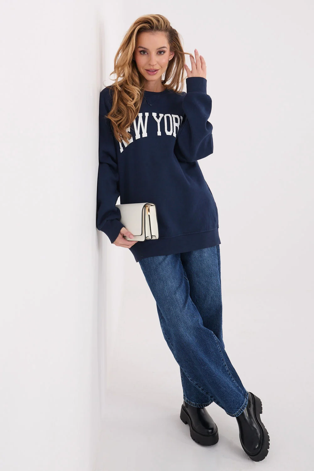 Sweatshirt bleu marine
