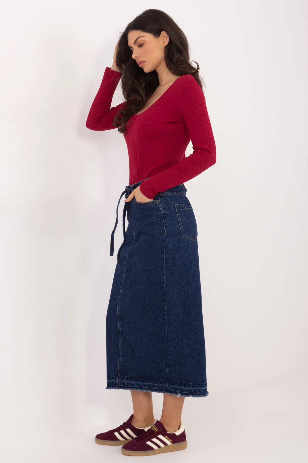 Jupe bleue marine – Image 3