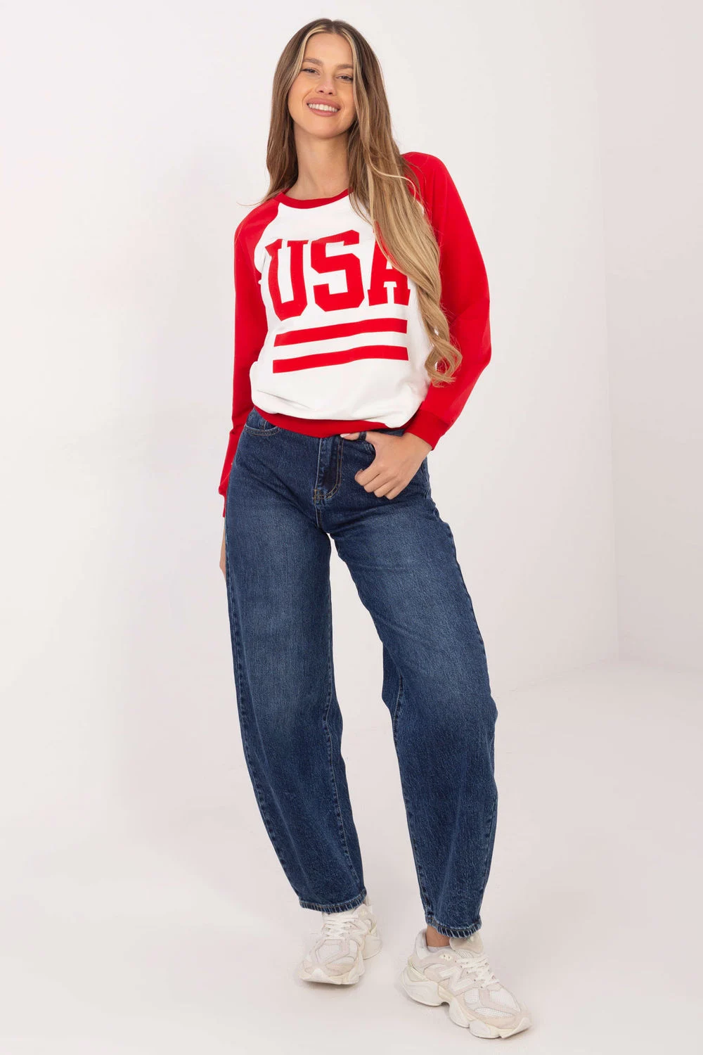 Sweatshirt rouge – Image 2