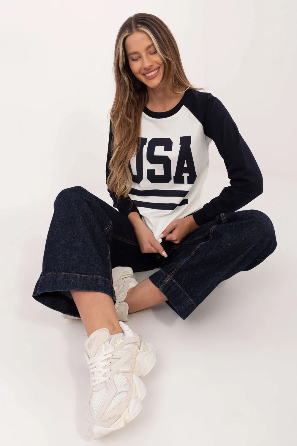 Sweatshirt bleu marine – Image 2