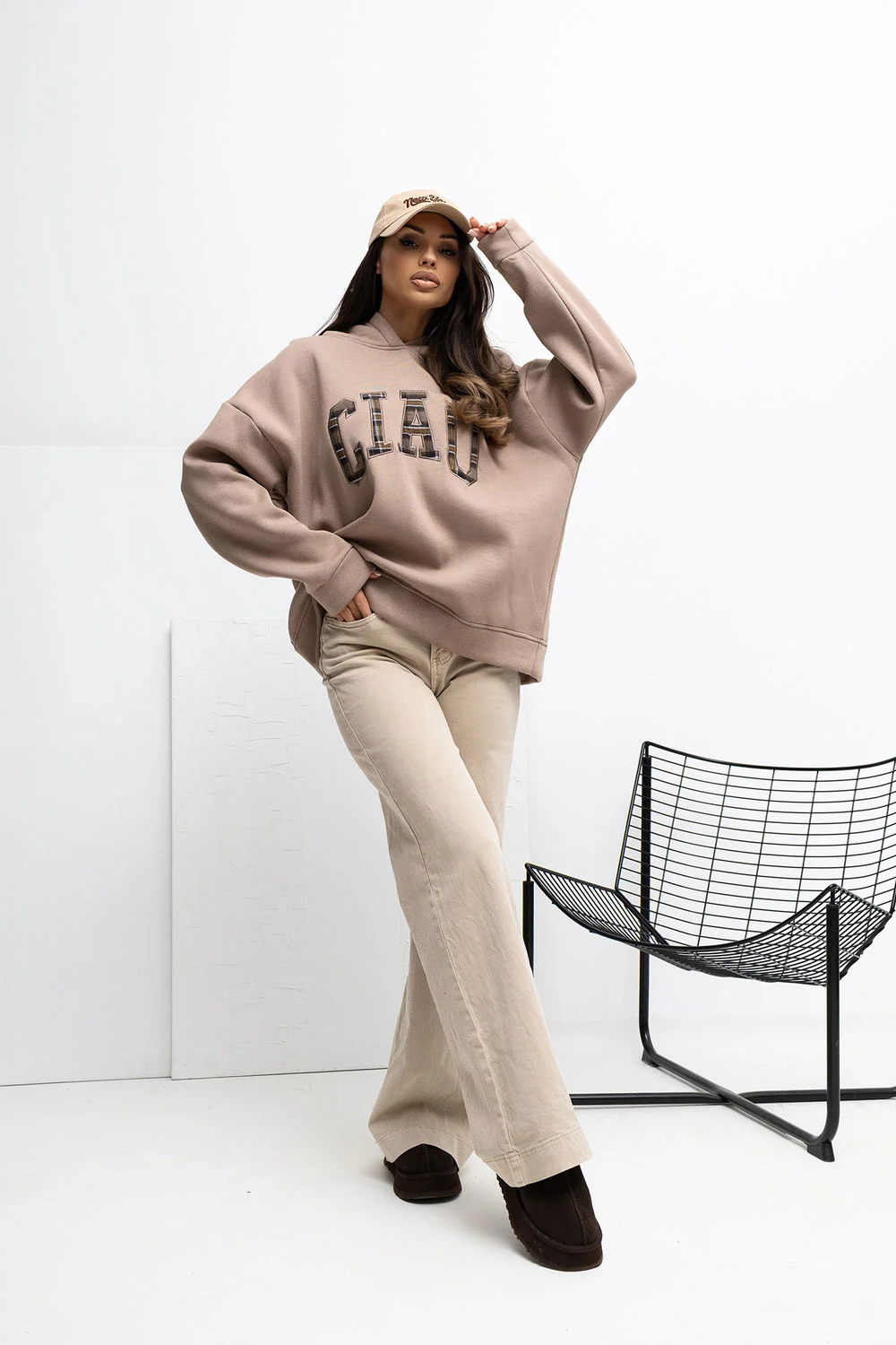Sweatshirt beige – Image 2