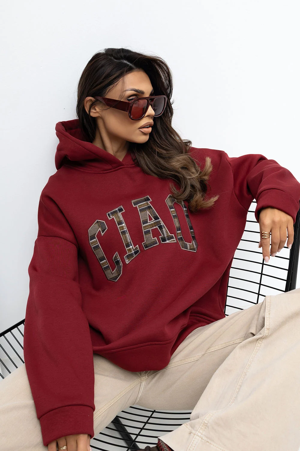 Sweatshirt rouge – Image 4