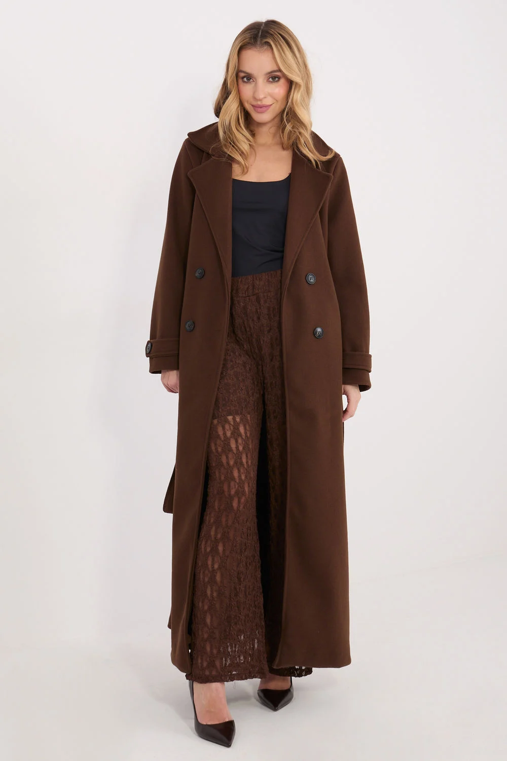 Pantalon femme brun – Image 2