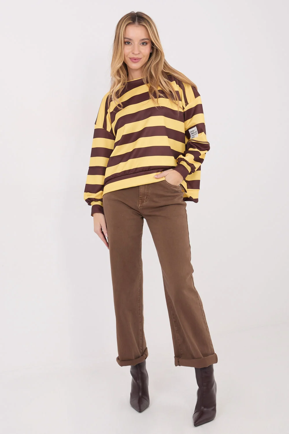 Sweatshirt brun – Image 2