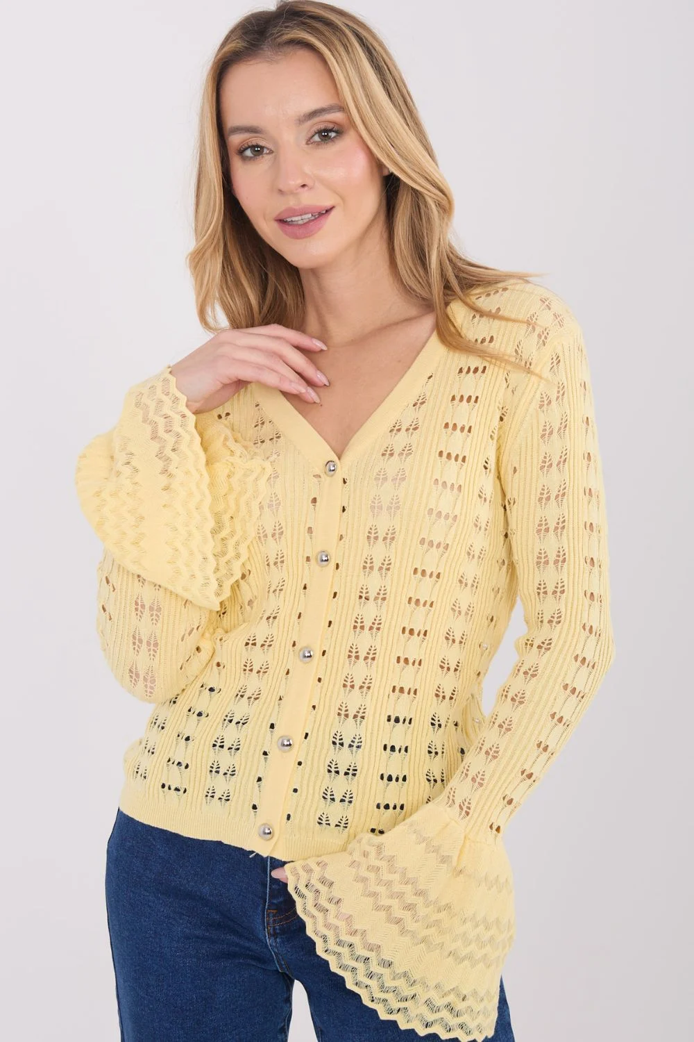 Cardigan jaune – Image 4