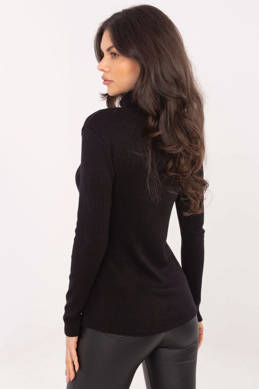 Col roulé noir – Image 3