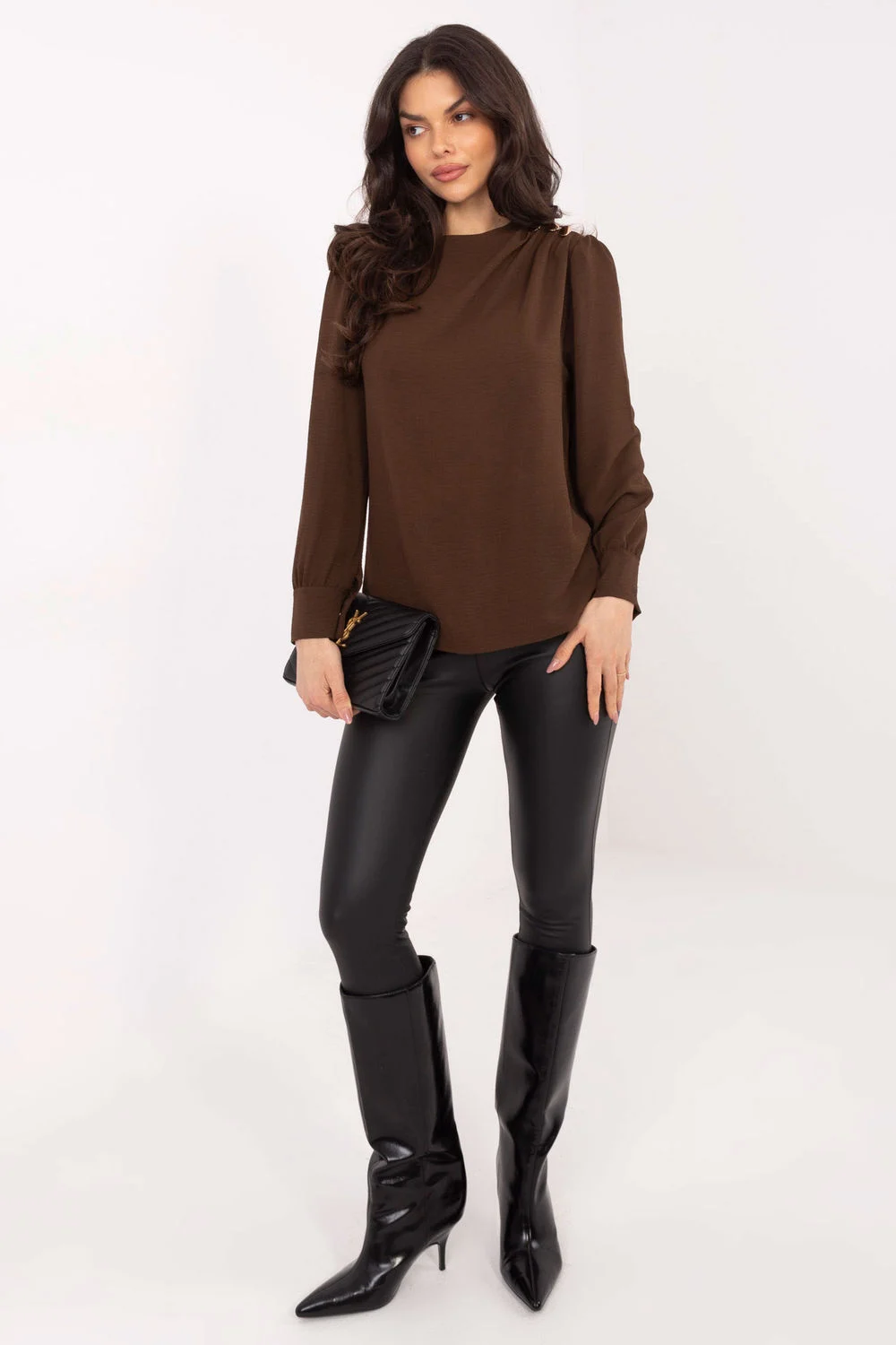 Chemisier brun – Image 2