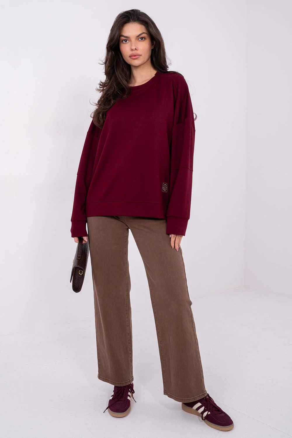 Sweatshirt rouge – Image 2