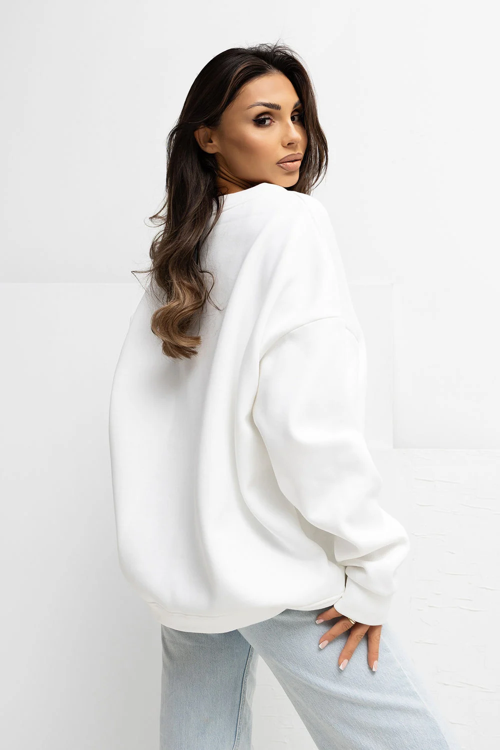 Sweatshirt beige – Image 3