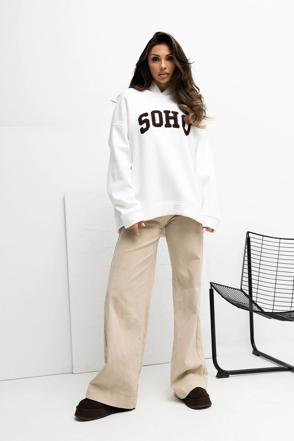 Sweatshirt beige – Image 2