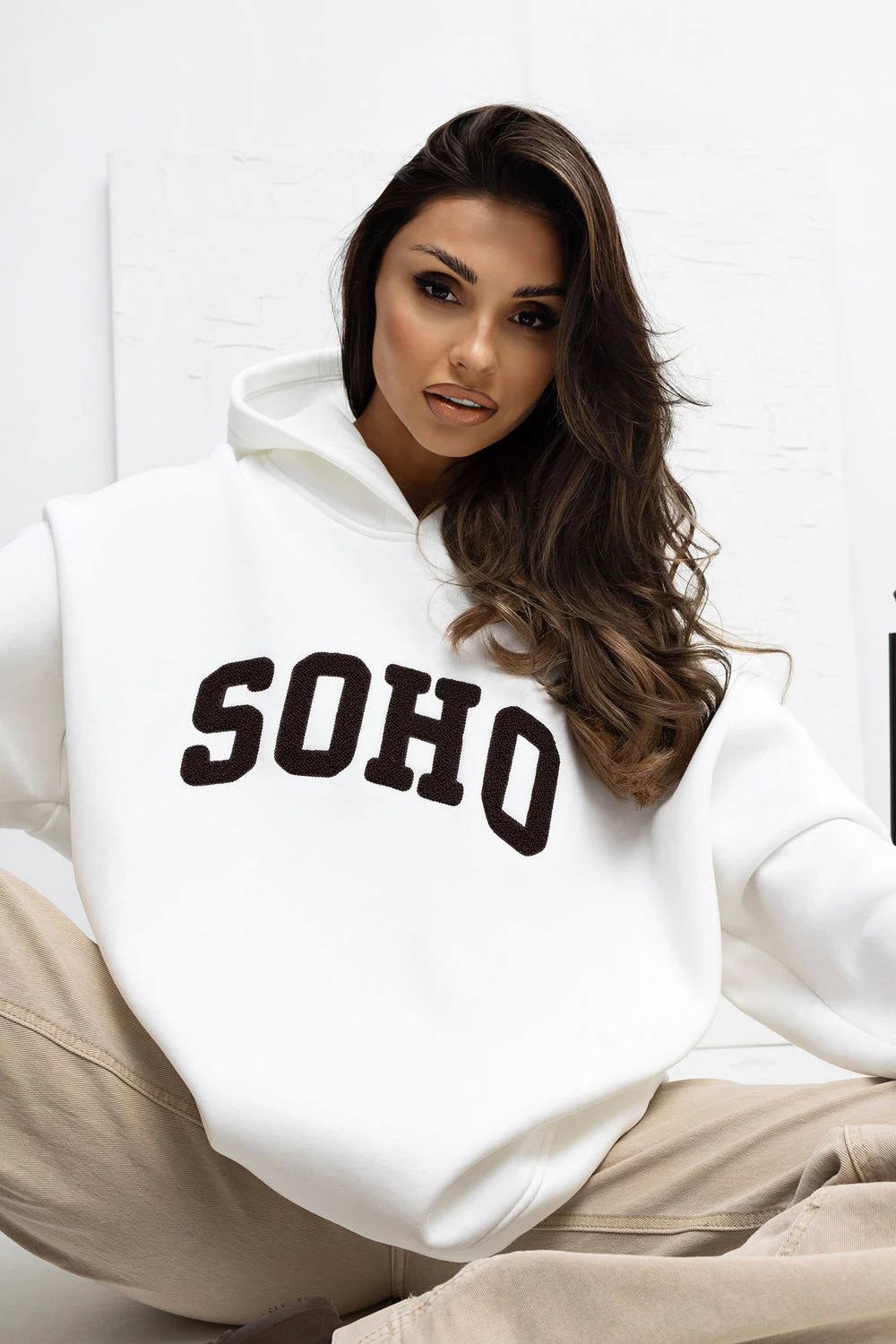 Sweatshirt beige – Image 4