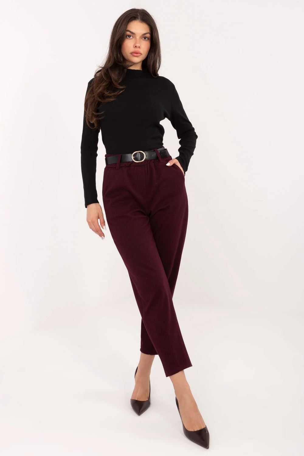 Pantalon femme rouge