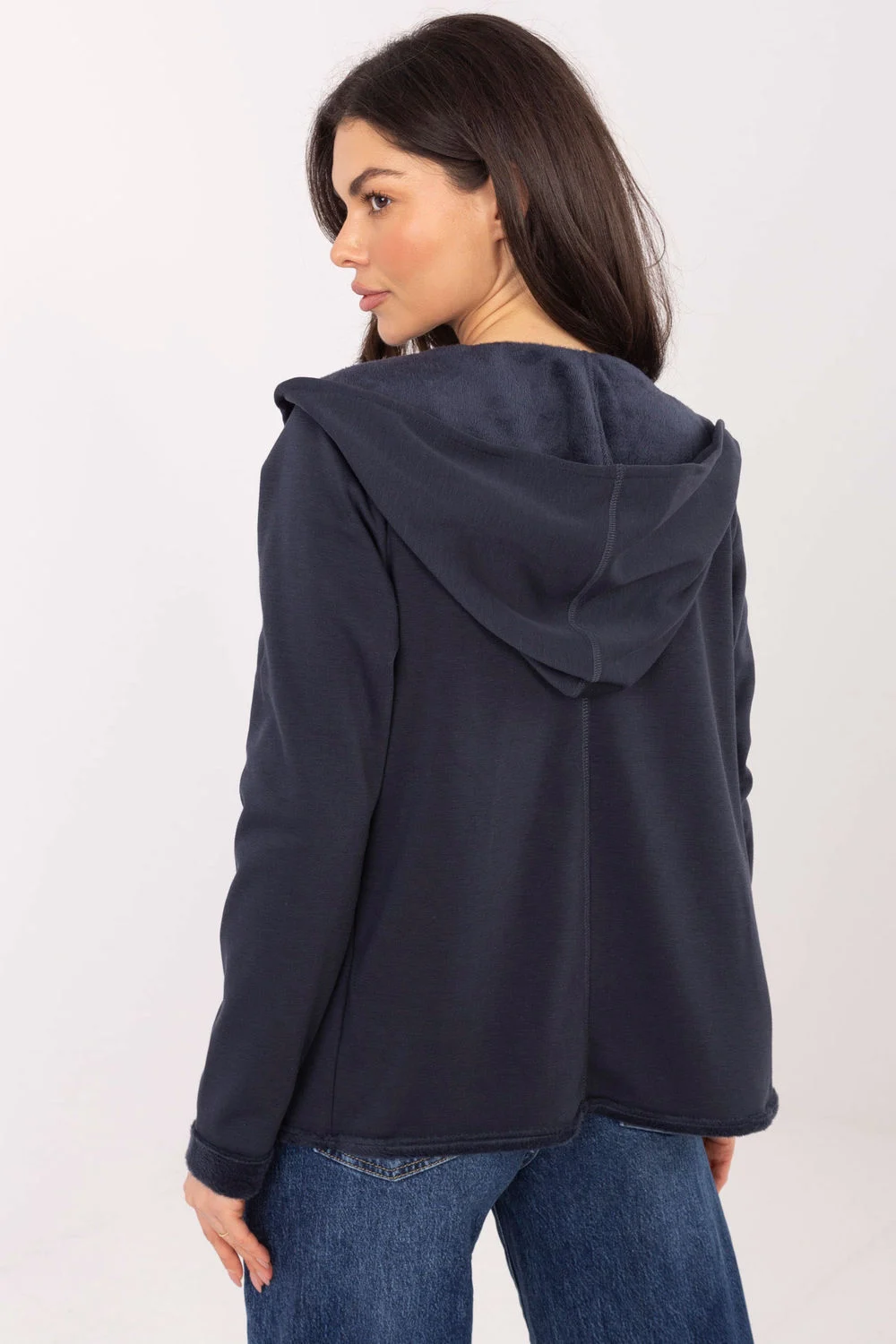 Sweatshirt bleu marine – Image 3