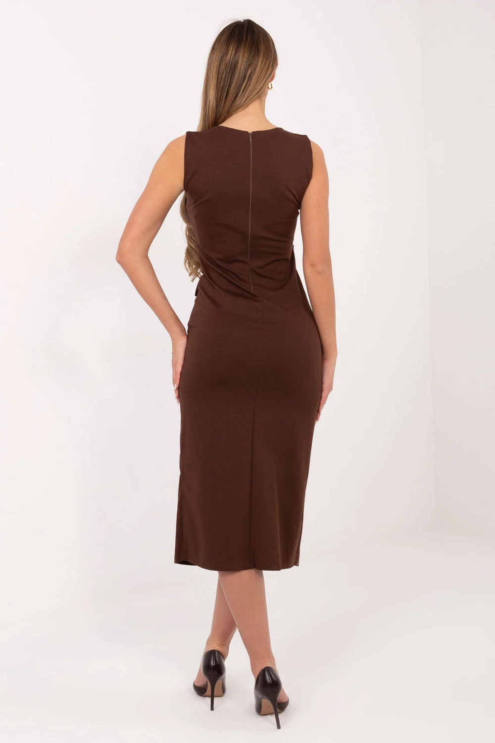 Robe de jour brune – Image 3