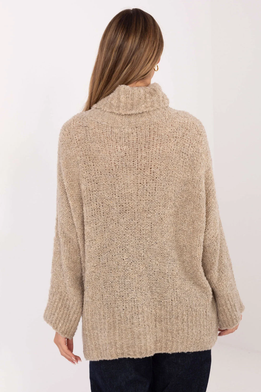 Col roulé beige – Image 3