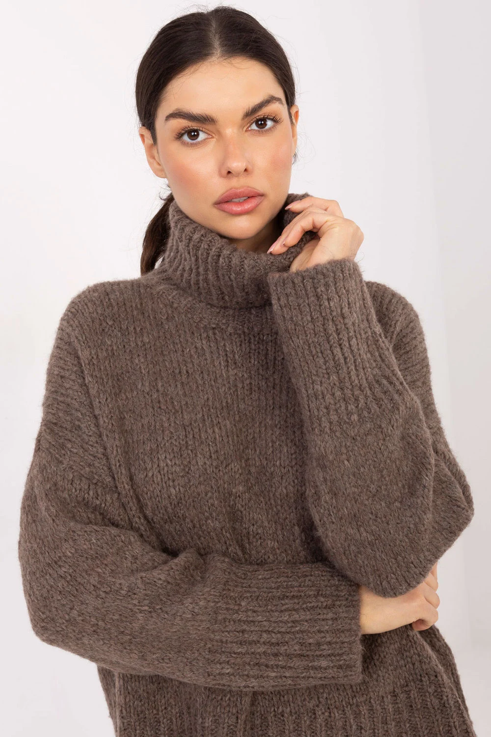 Col roulé beige – Image 4