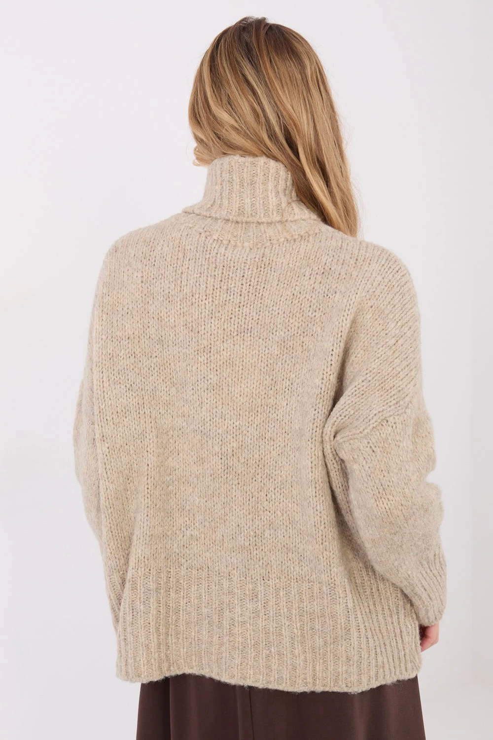 Col roulé beige – Image 3