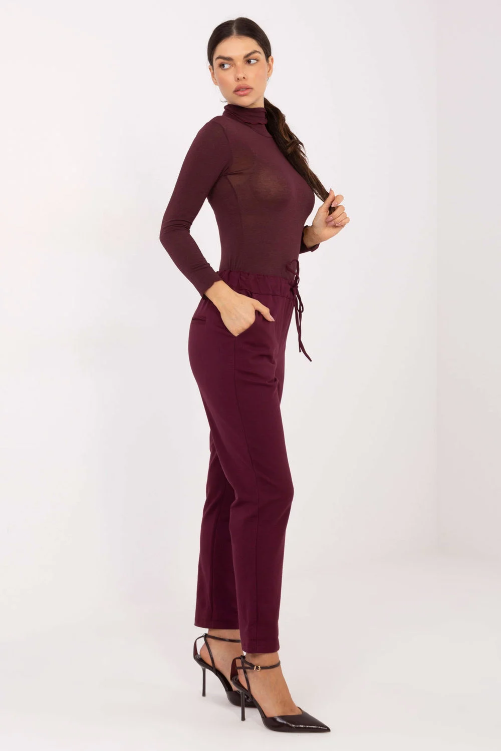 Pantalon femme rouge – Image 2