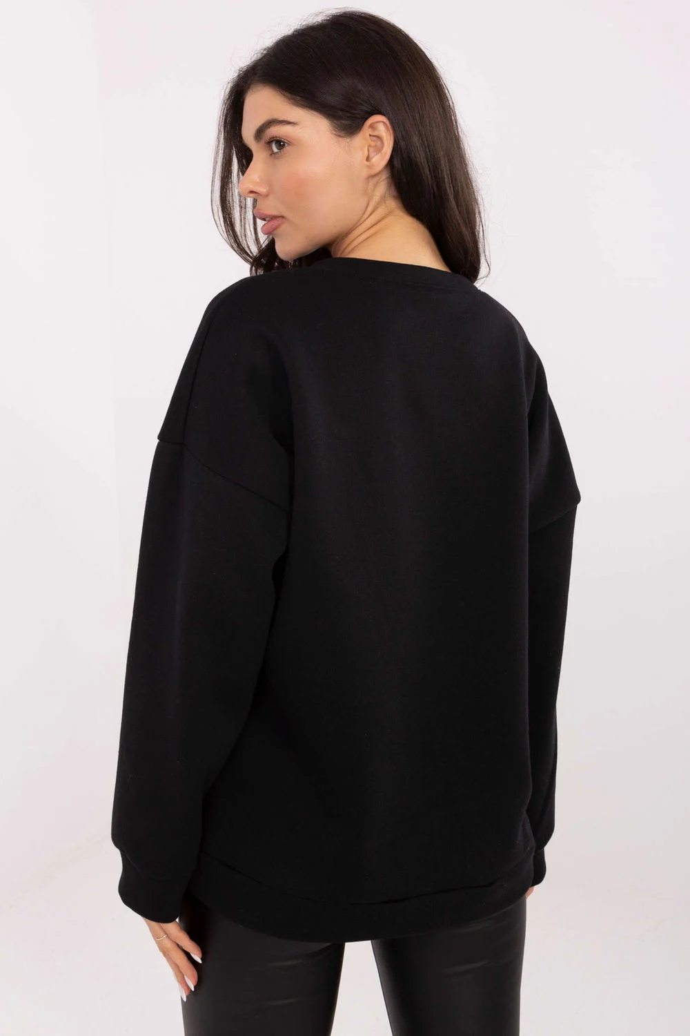 Sweatshirt noir – Image 3