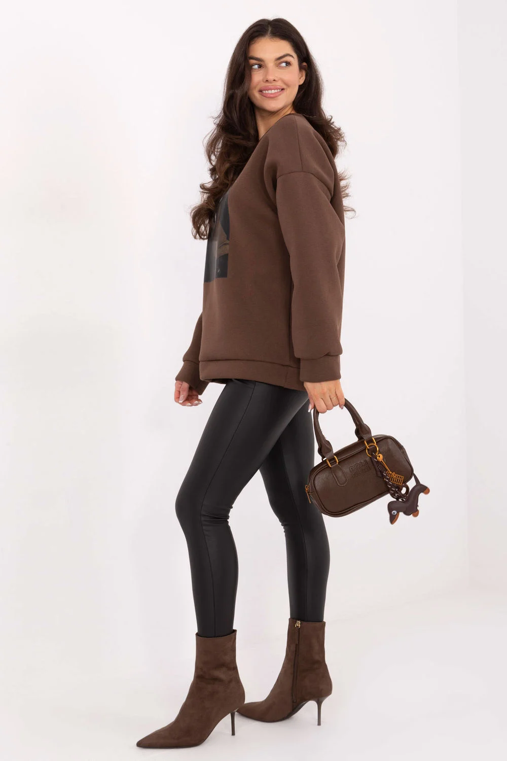 Sweatshirt brun – Image 4