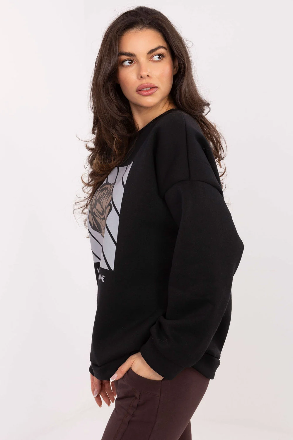 Sweatshirt noir – Image 2