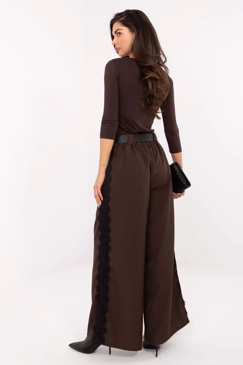 Pantalon femme brun – Image 3
