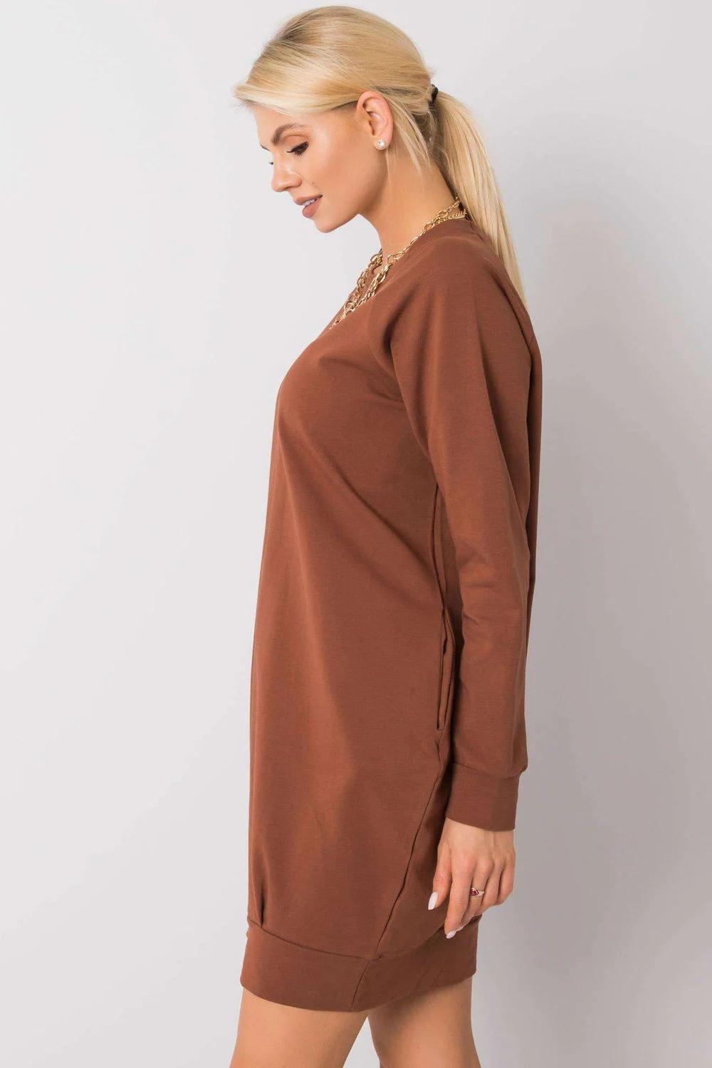 Robe de jour brune – Image 2