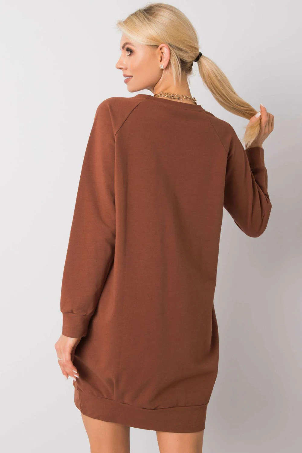 Robe de jour brune – Image 3