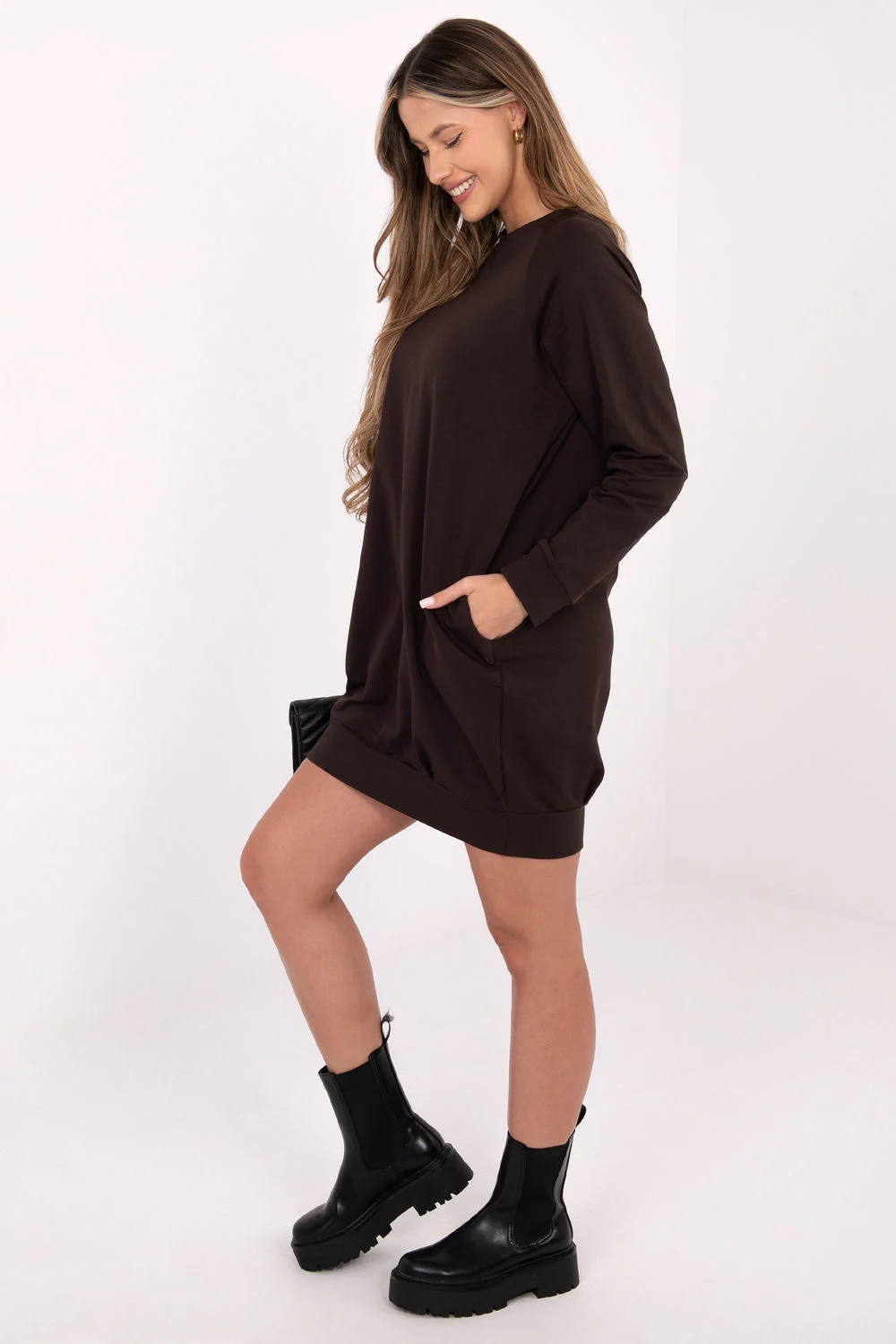Robe de jour brune – Image 2