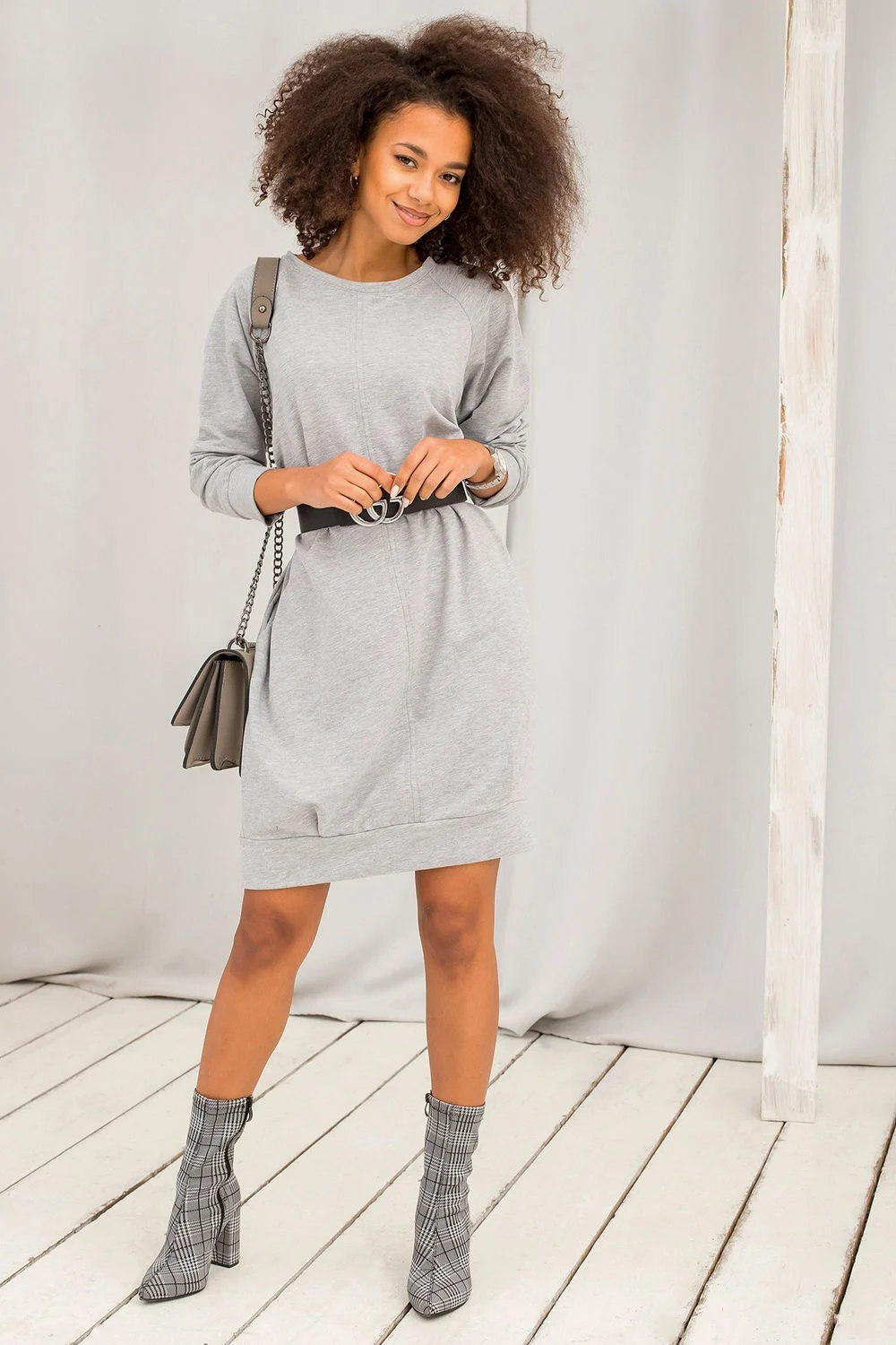 Robe de jour grise – Image 2