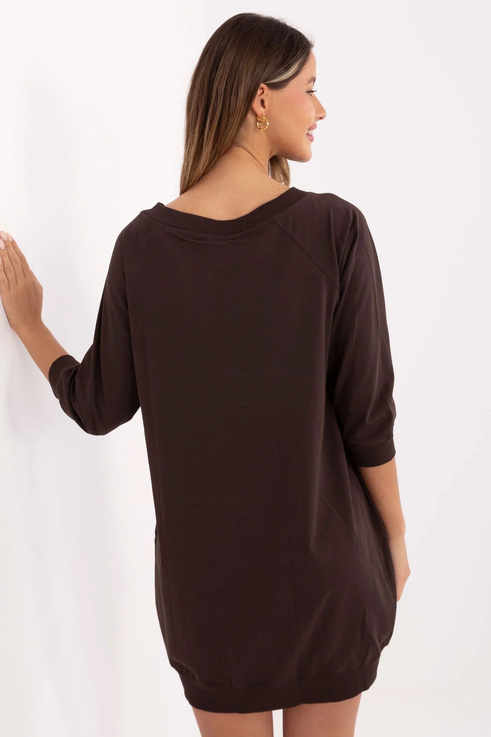 Robe de jour brune – Image 3