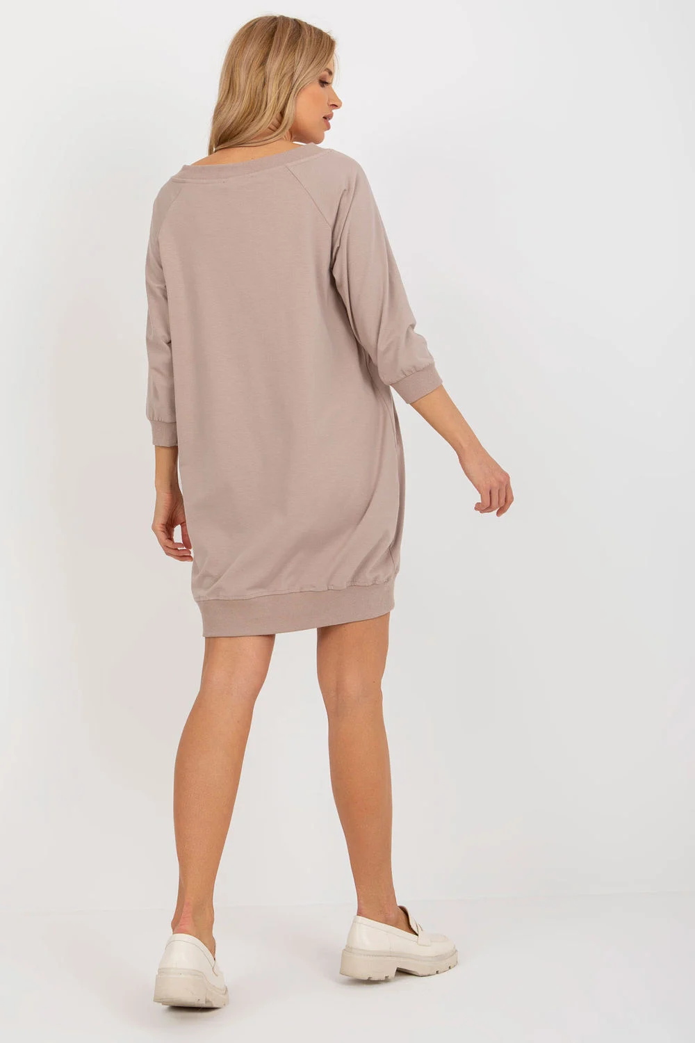 Robe de jour beige – Image 3