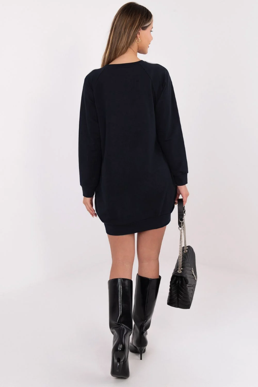 Robe de jour bleue marine – Image 4