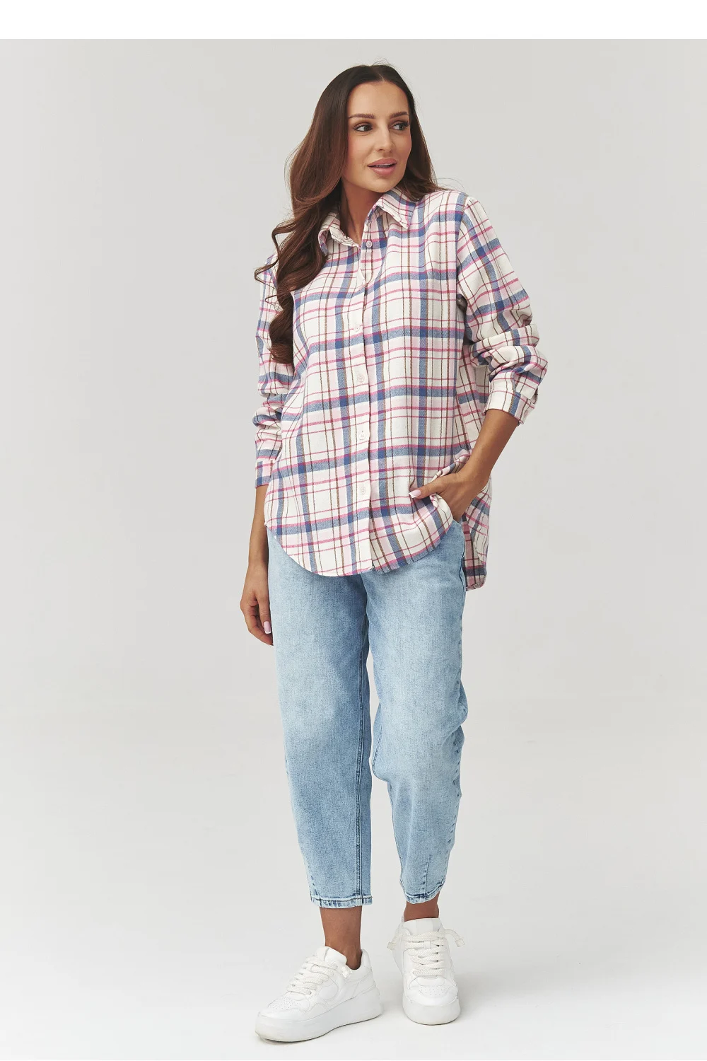 Chemise manche longue multicouleur – Image 2
