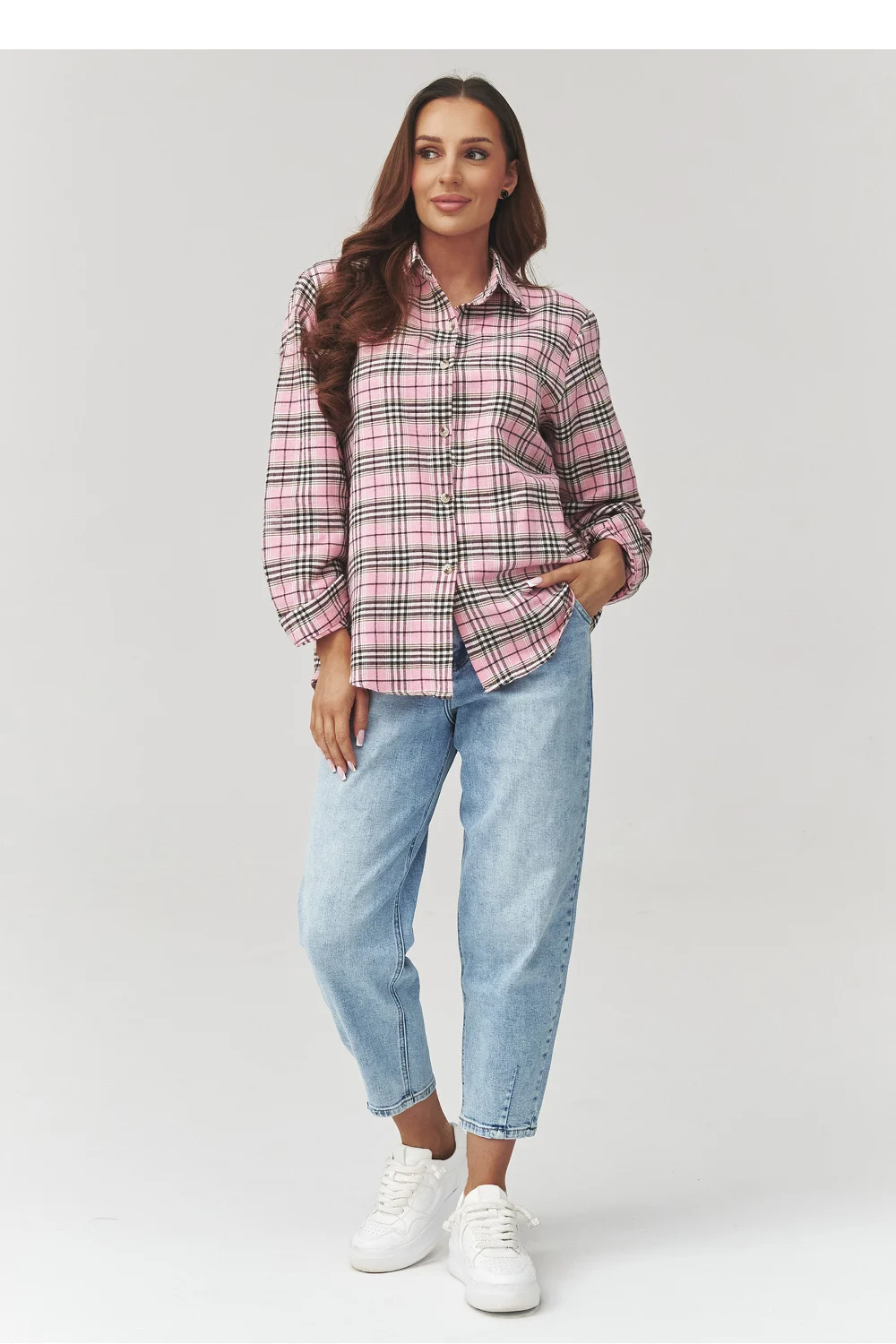 Chemise manche longue multicouleur – Image 2