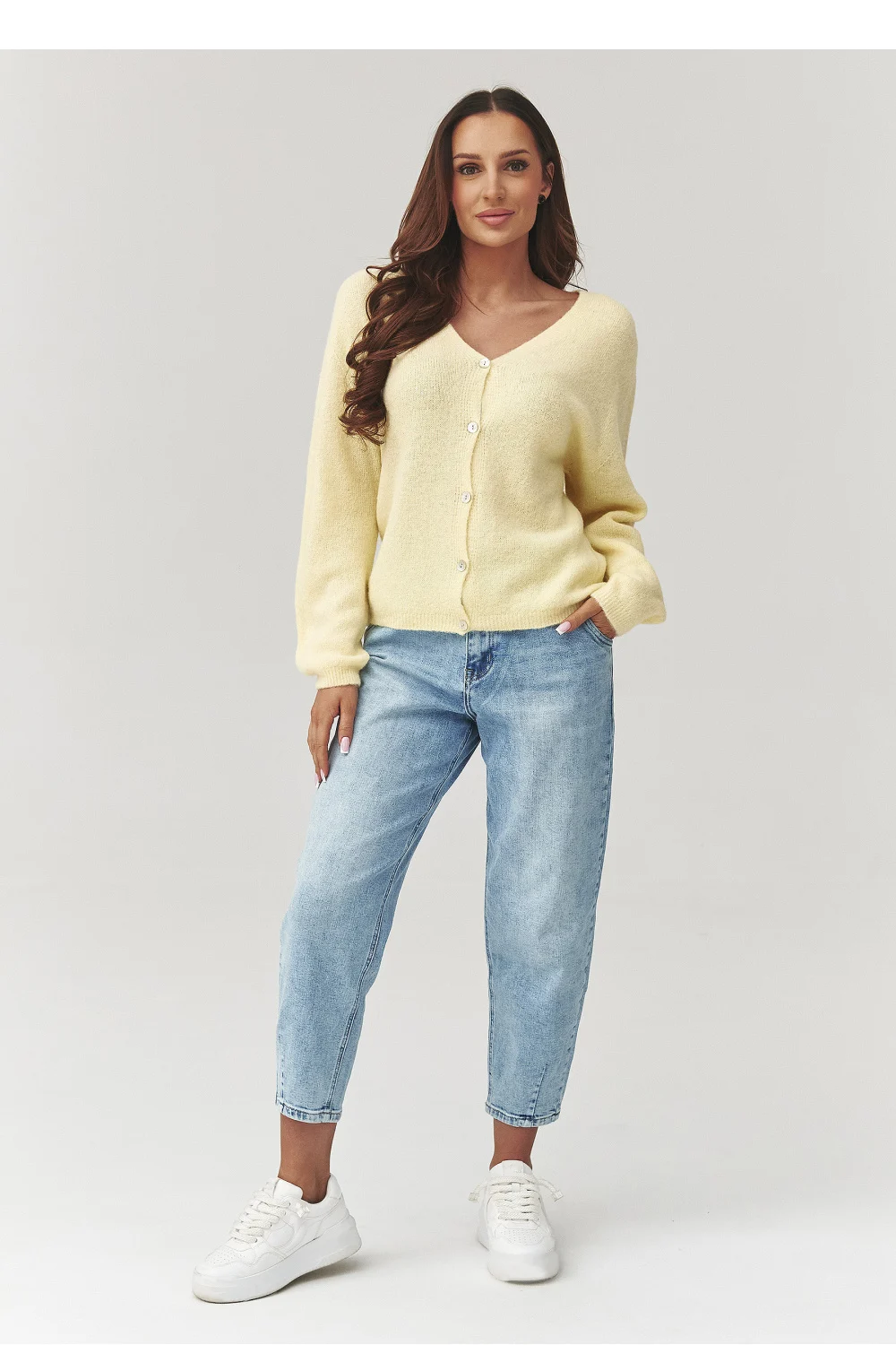 Cardigan jaune – Image 2