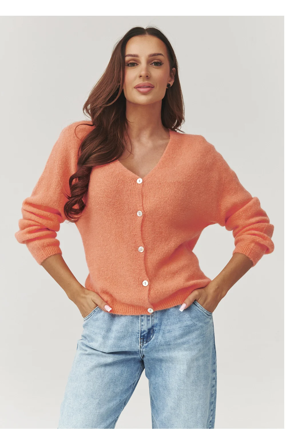 Cardigan orange